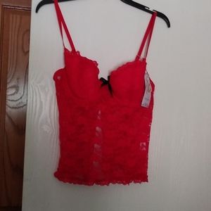 Size large Eva baby red corset
